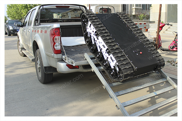 Test of AVT-12T Robot Chassis